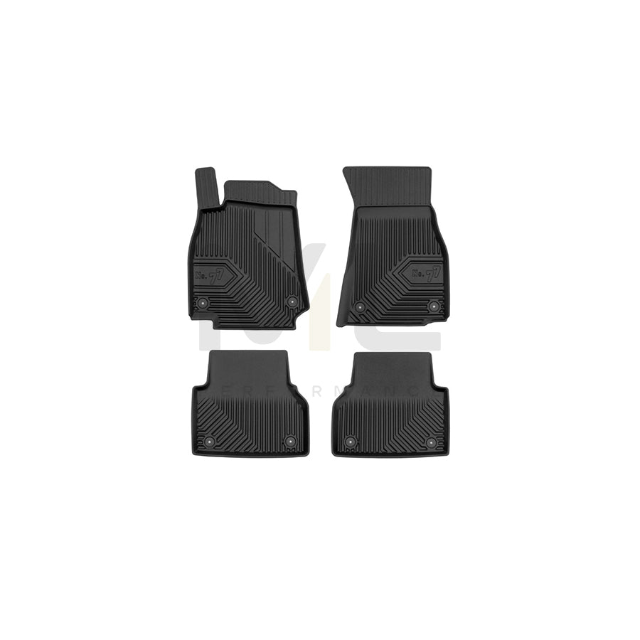 FROGUM Tailored, No.77 77408869 Floor mat set for AUDI A7 Sportback (4KA) Elastomer, Front and Rear, Quantity: 4, Black | ML Performance Car Parts