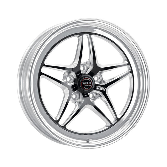Weld 81HP7080B52A S81 Wheel 17x8 5x4.75 ET18 BS5.2 Polished Center - Polished Shell