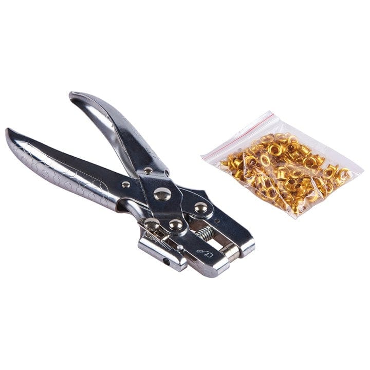 Amtech Heavy Duty Eyelet Plier - With 100pcs. Eyelets | ML Performance DIY & Power Tools