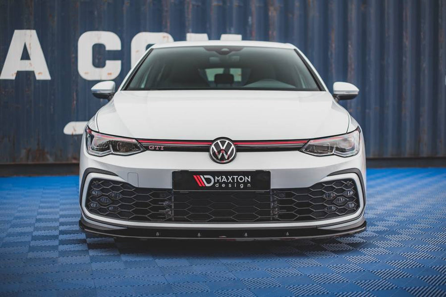 Maxton Design Volkswagen Golf GTI / R-Line MK8 Front Splitter V.1
