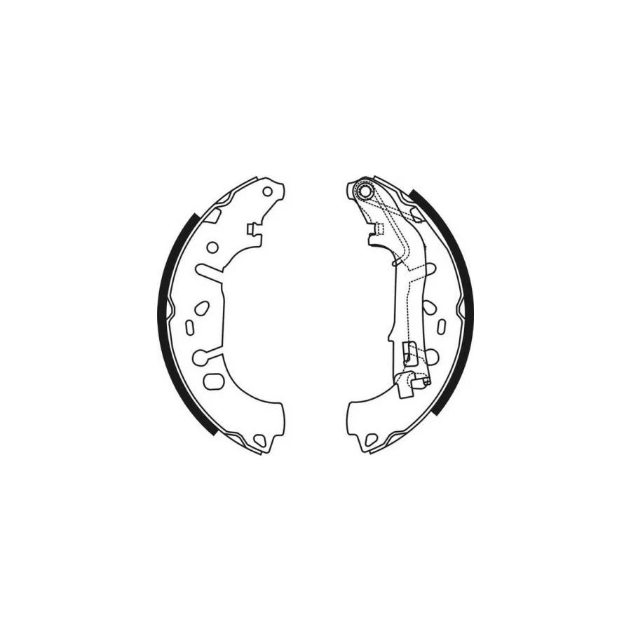 ABE C0F031ABE Brake Shoe Set