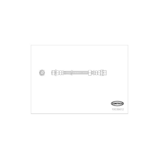 Corteco 19036612 Brake Hose For Bmw X5 (E70) | ML Performance UK