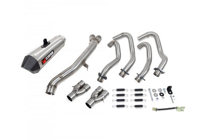 Scorpion RKA141SYSSEO Kawasaki Ninja ZX-25R Serket Taper Full System - Brushed Stainless Steel Sleeve | ML Performance UK UK