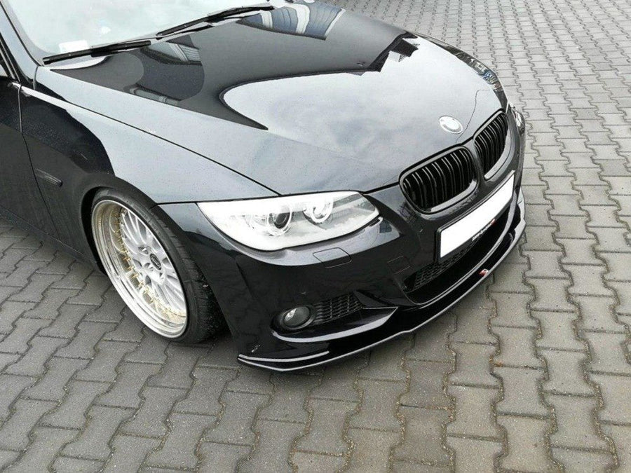 Maxton Design BM-3-92F-MPACK-FD1T Front Splitter V.1 BMW Series 3 E92 M-Pack (Facelift) | ML Performance UK Car Parts