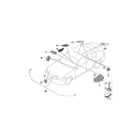 Genuine BMW 65779476856 G21 G20 G29 Control Unit Airbag (Inc. Z4 20i, 320i & 318d) | ML Performance UK Car Parts