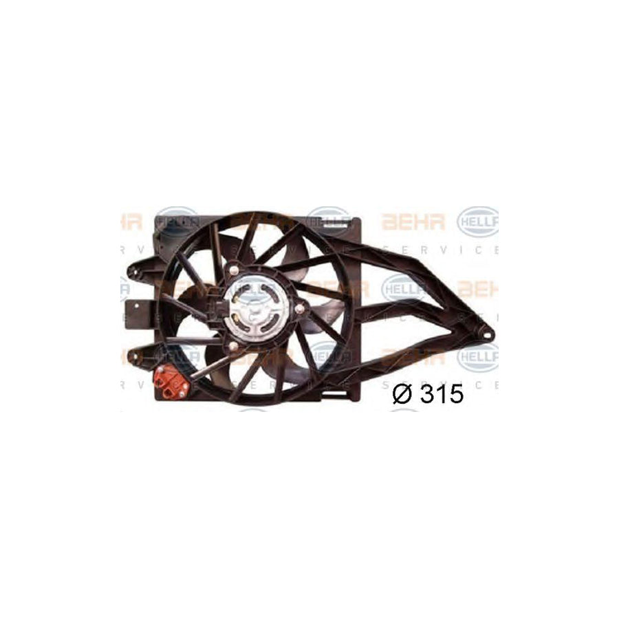 Hella 8EW 351 044-401 Fan, Radiator