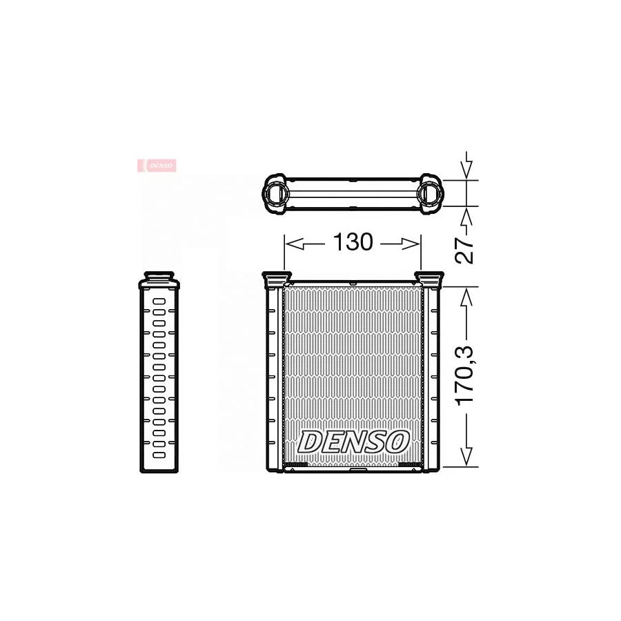 Denso DRR46001 Drr46001 Heater Matrix For Nissan Micra V Hatchback (K14) | ML Performance UK