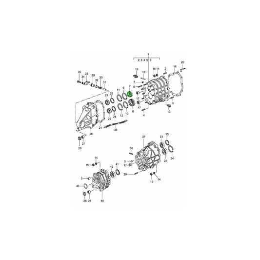 Genuine Porsche Main Shaft Bearing Porsche 993 / 997 Turbo / Gt3 | ML Performance UK Car Parts