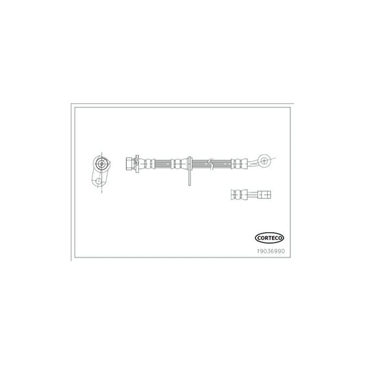 Corteco 19036990 Brake Hose | ML Performance UK