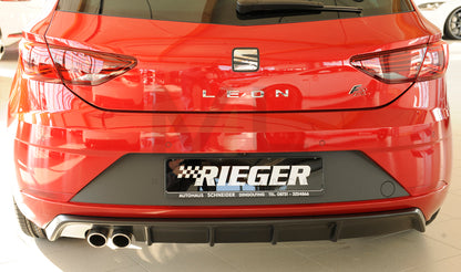 Rieger 00027033 SEAT 5F Leon FR Rear Diffuser 6 | ML Performance UK Car Parts