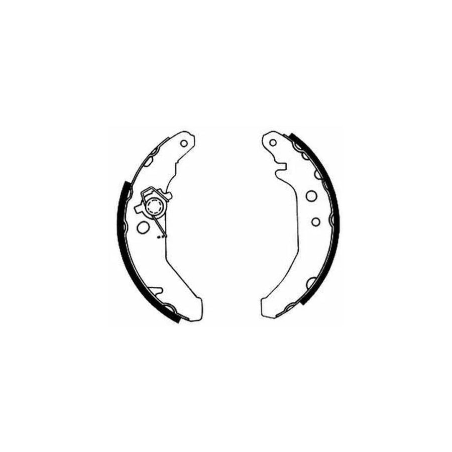 ABE C0G019ABE Brake Shoe Set