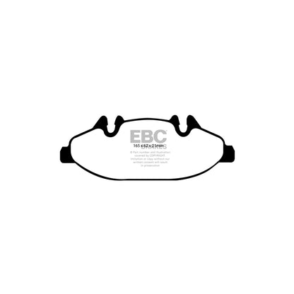EBC DP21553 Mercedes-Benz Greenstuff Front Brake Pads - Bosch Caliper (Inc. Viano & Vito) 2 | ML Performance UK Car Parts