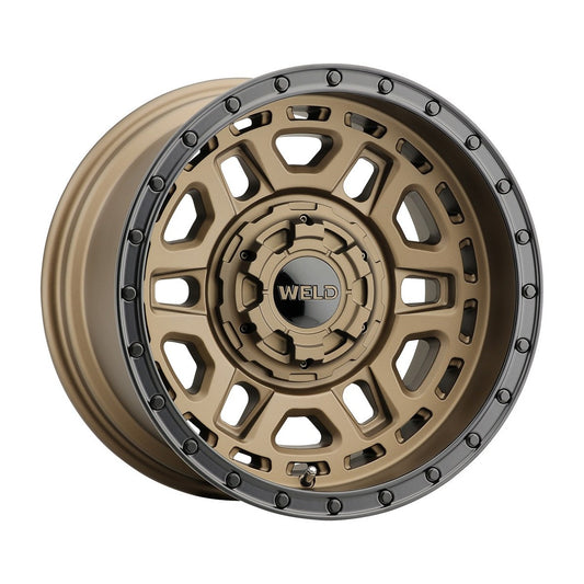 Weld W12022057475-P2 Crux W120 Wheel 22x12 5x139.7 ET-44 BS4.75 Satin Bronze - Satin Black