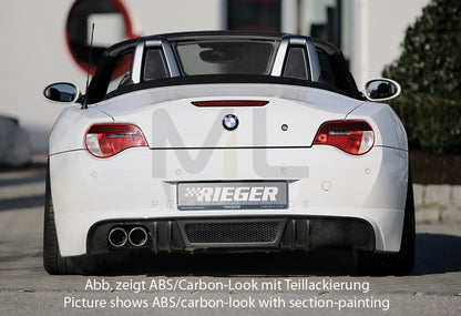 Rieger 00099856 BMW Z4 E85 Rear Diffuser 2 | ML Performance UK Car Parts