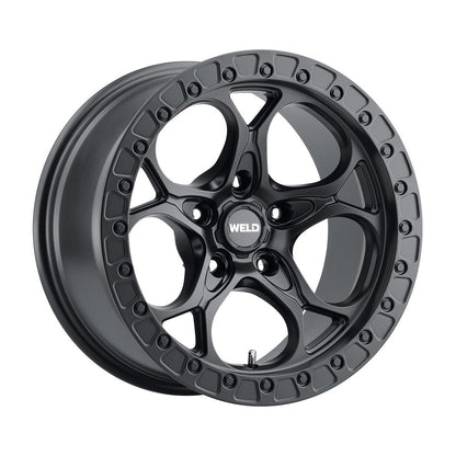Weld W10879075500 Ledge W108 Wheel 17x9 5x127 ET0 BS5 Satin Black