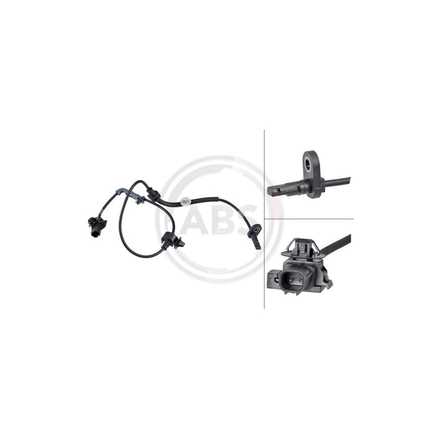 A.B.S. 31658 ABS Sensor for HONDA CR-V III (RE) | ML Performance UK Car Parts