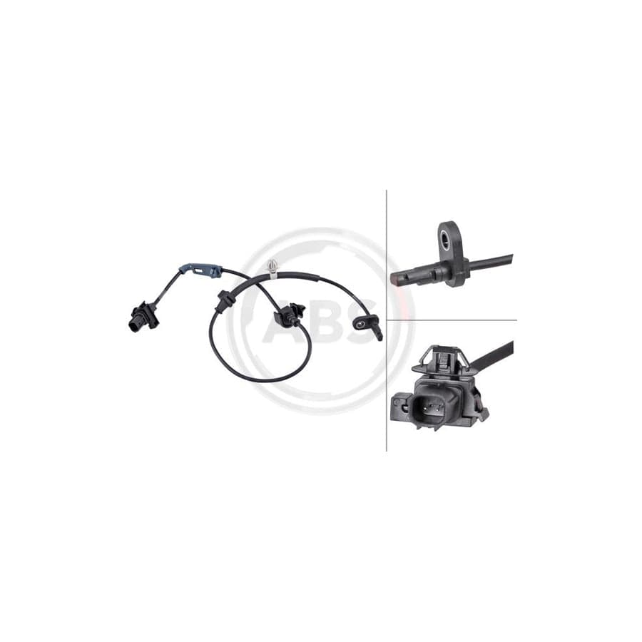 A.B.S. 31657 ABS Sensor for HONDA CR-V III (RE) | ML Performance UK Car Parts
