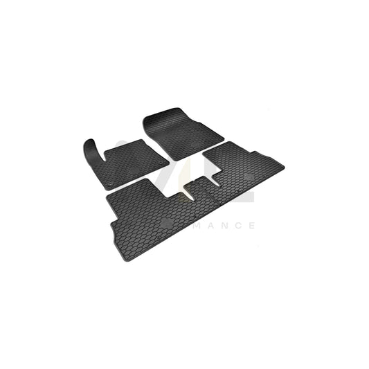 WALSER RubberLine 50845 Floor mat set Elastomer, Front and Rear, Black | ML Performance Car Parts