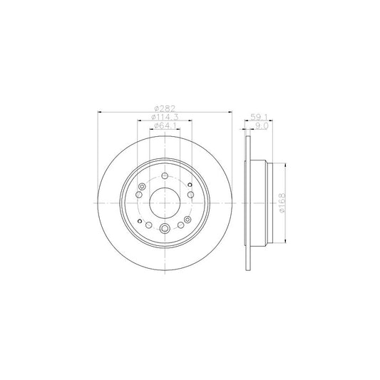 Hella 8FT 351 335-241 Dryer, Air Conditioning