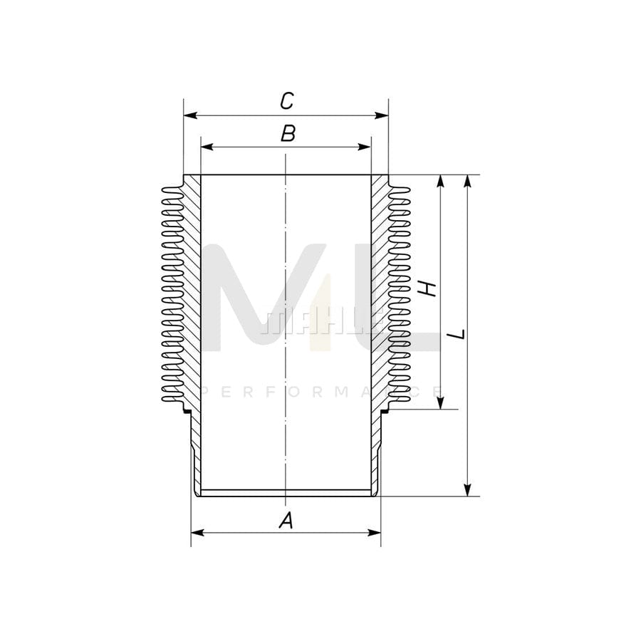 MAHLE ORIGINAL 089 72 00 Piston 100,0 mm, with piston rings, with piston ring carrier, without cooling duct | ML Performance Car Parts