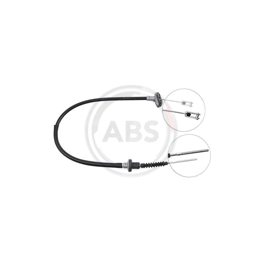 A.B.S. K25090 Clutch Cable For Daewoo Matiz