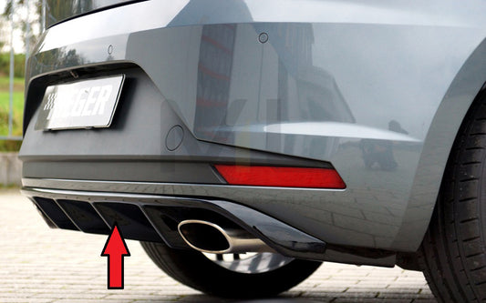 Rieger 00088119 SEAT 5F Leon Cupra Rear Diffuser 1 | ML Performance UK Car Parts