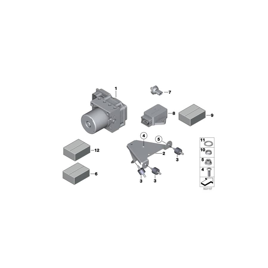Genuine BMW 62108323290 Accelerating Sensor YRS 3 EB050 (Inc. M6 GT3) | ML Performance UK Car Parts