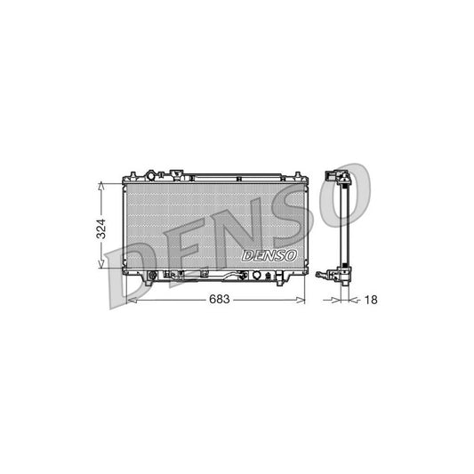 Denso DRM44001 Drm44001 Engine Radiator For Mazda 323 | ML Performance UK