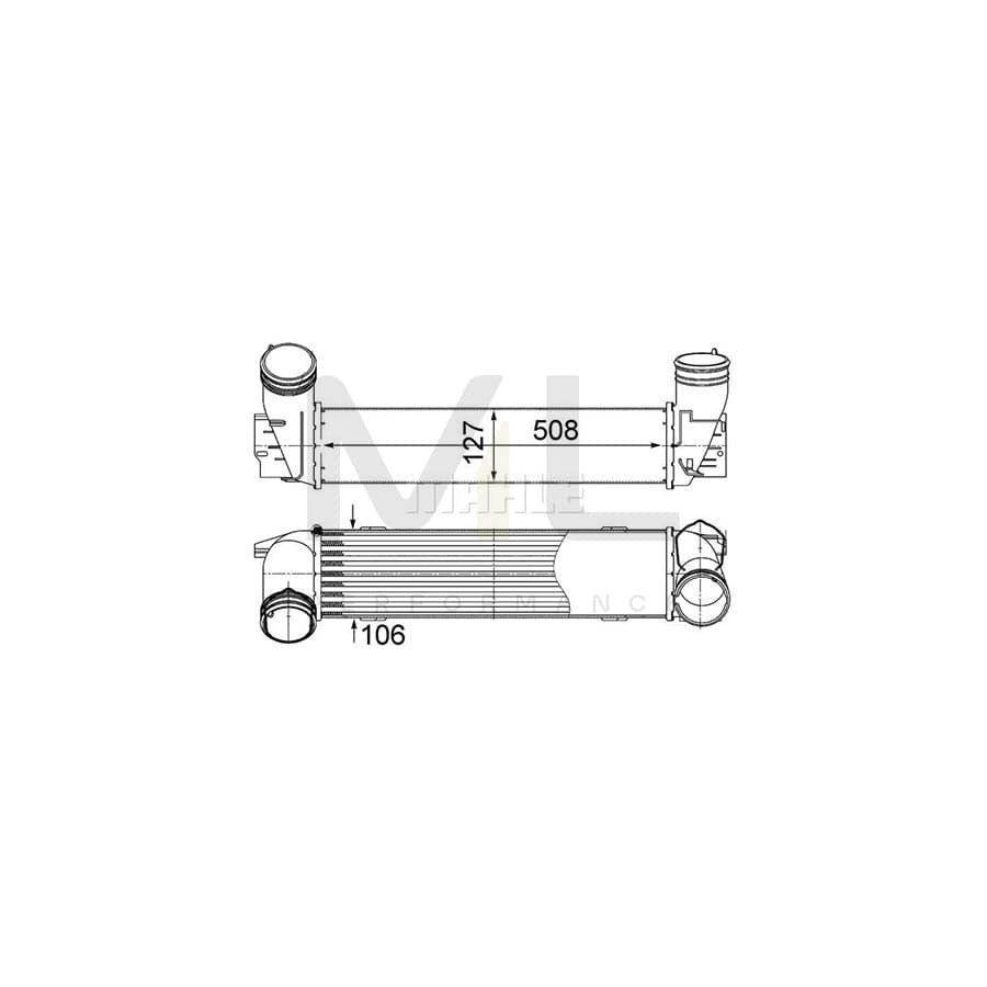 MAHLE ORIGINAL CI 490 000S Intercooler | ML Performance Car Parts