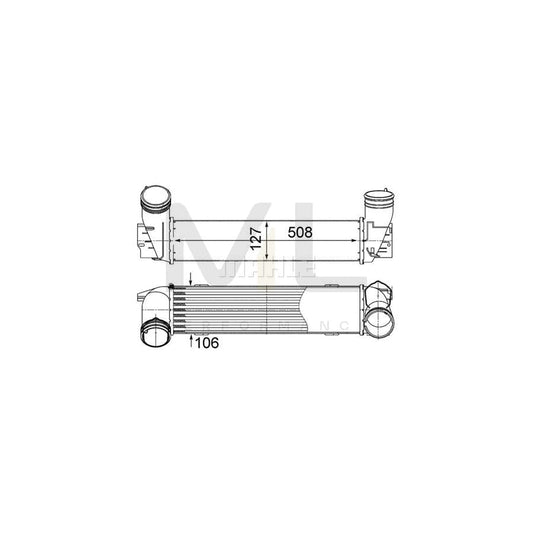 MAHLE ORIGINAL CI 490 000S Intercooler | ML Performance Car Parts