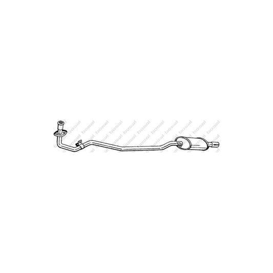 Bosal 284-697 Front Silencer For Nissan Micra I Hatchback (K10)
