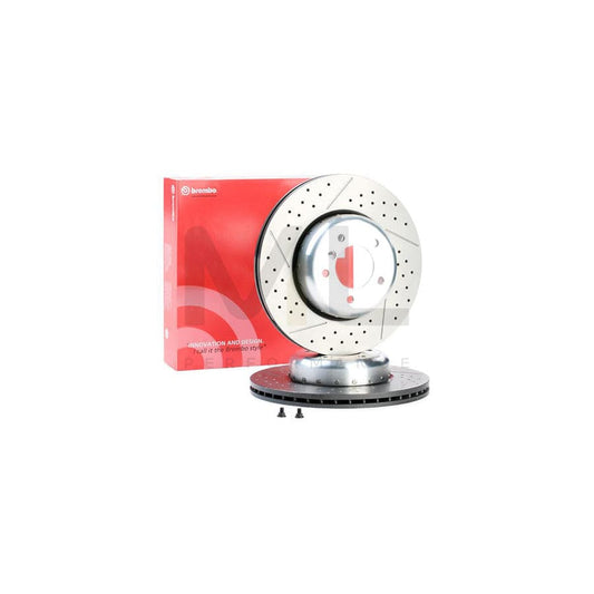 BREMBO TWO-PIECE DISCS LINE 09.C420.13 Brake Disc Internally Vented, Slotted / Perforated, Two-piece brake disc, Coated, High-carbon, with bolts/screws | ML Performance Car Parts