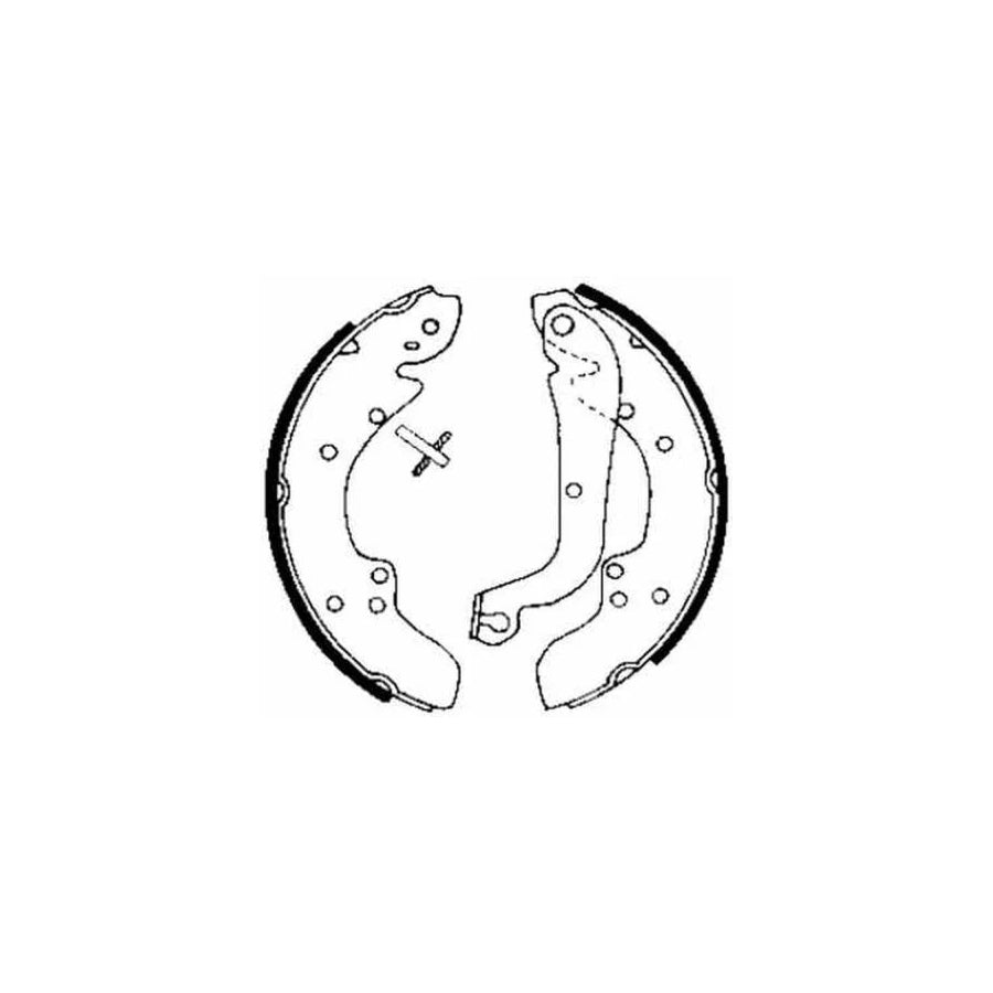 ABE C0P020ABE Brake Shoe Set