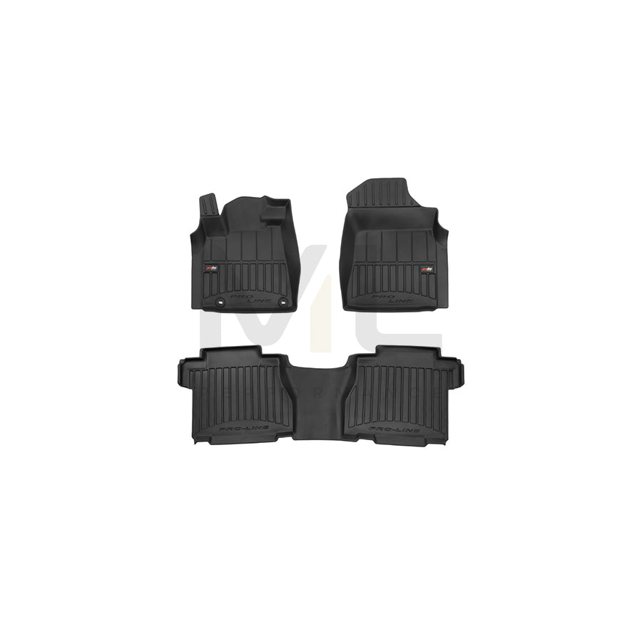 FROGUM Tailored, ProLine 3D409958 Floor mat set for TOYOTA Tundra II Pickup (XK50, XK60) Elastomer, Front and Rear, Quantity: 3, Black | ML Performance Car Parts