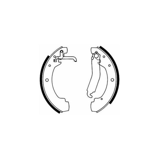 ABE C0W022ABE Brake Shoe Set