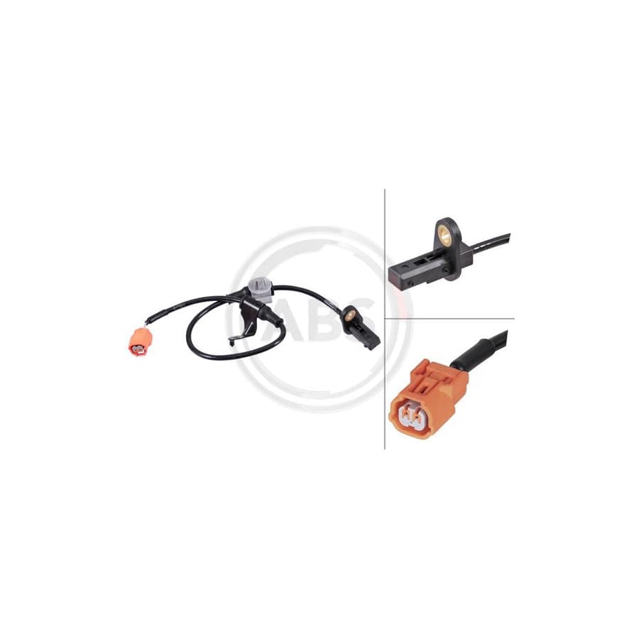 A.B.S. 31660 ABS Sensor for HONDA Accord VII Saloon (CL, CN) | ML Performance UK Car Parts
