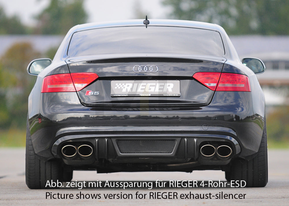 Rieger 00099892 Audi B8 B81 A5 Rear Diffuser 2 | ML Performance UK Car Parts