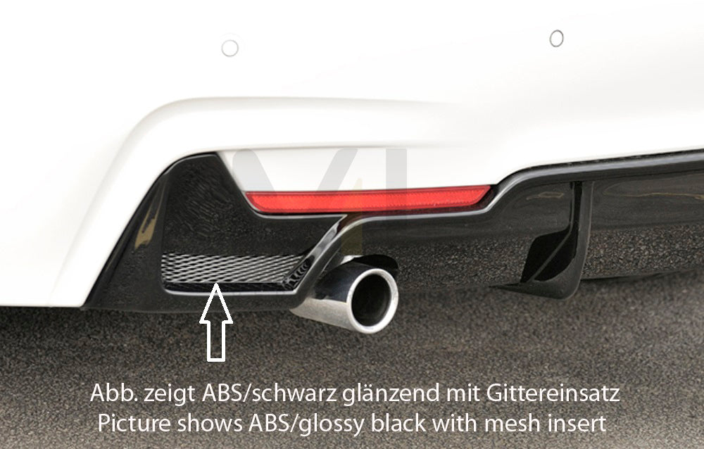 Rieger 00053476 BMW 4 Series F32 F33 F36 Rear Diffuser 3 | ML Performance UK Car Parts
