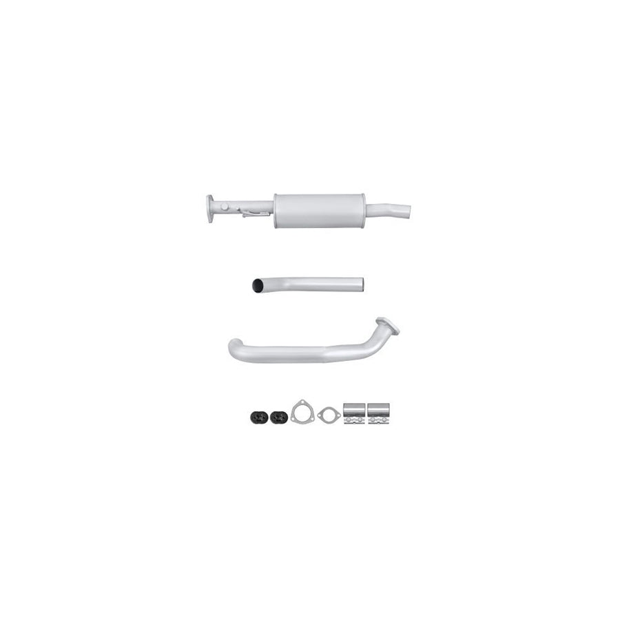 Hella 8LC 366 023-571 Middle Silencer