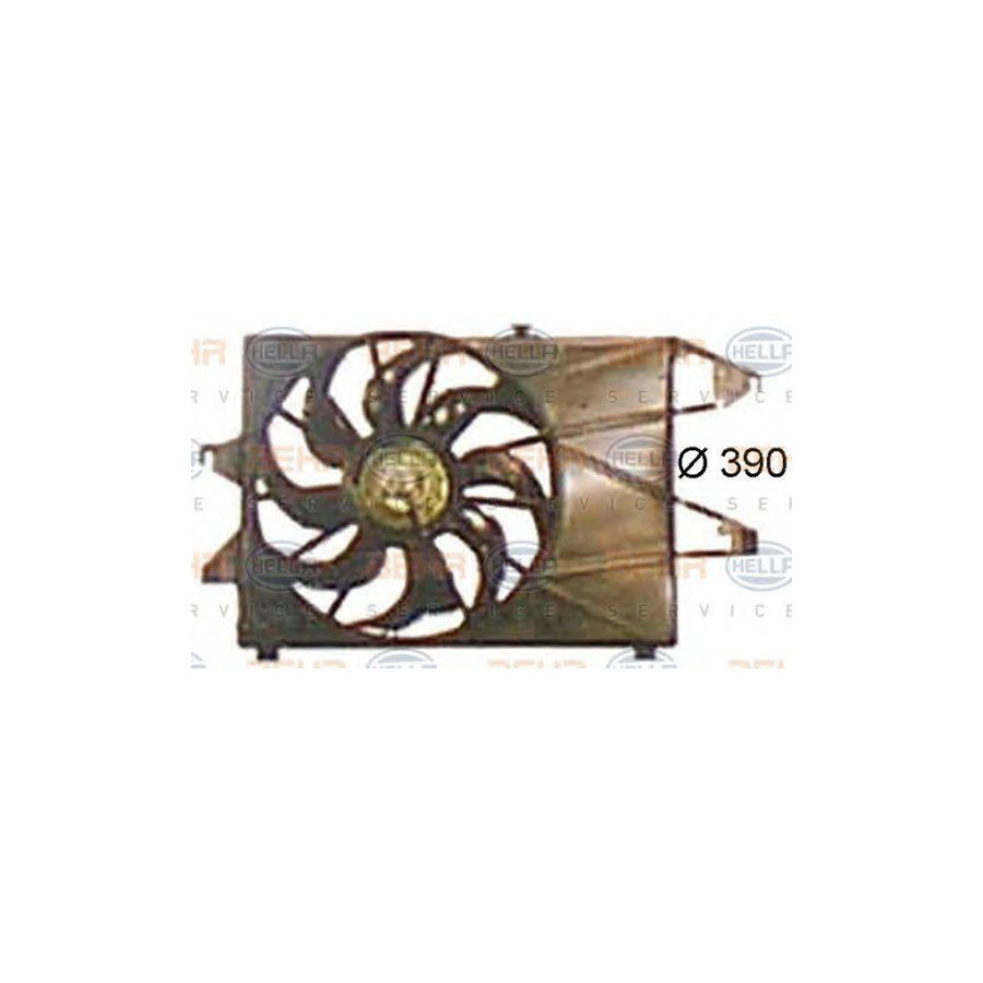 Hella 8EW 351 044-501 Fan, Radiator
