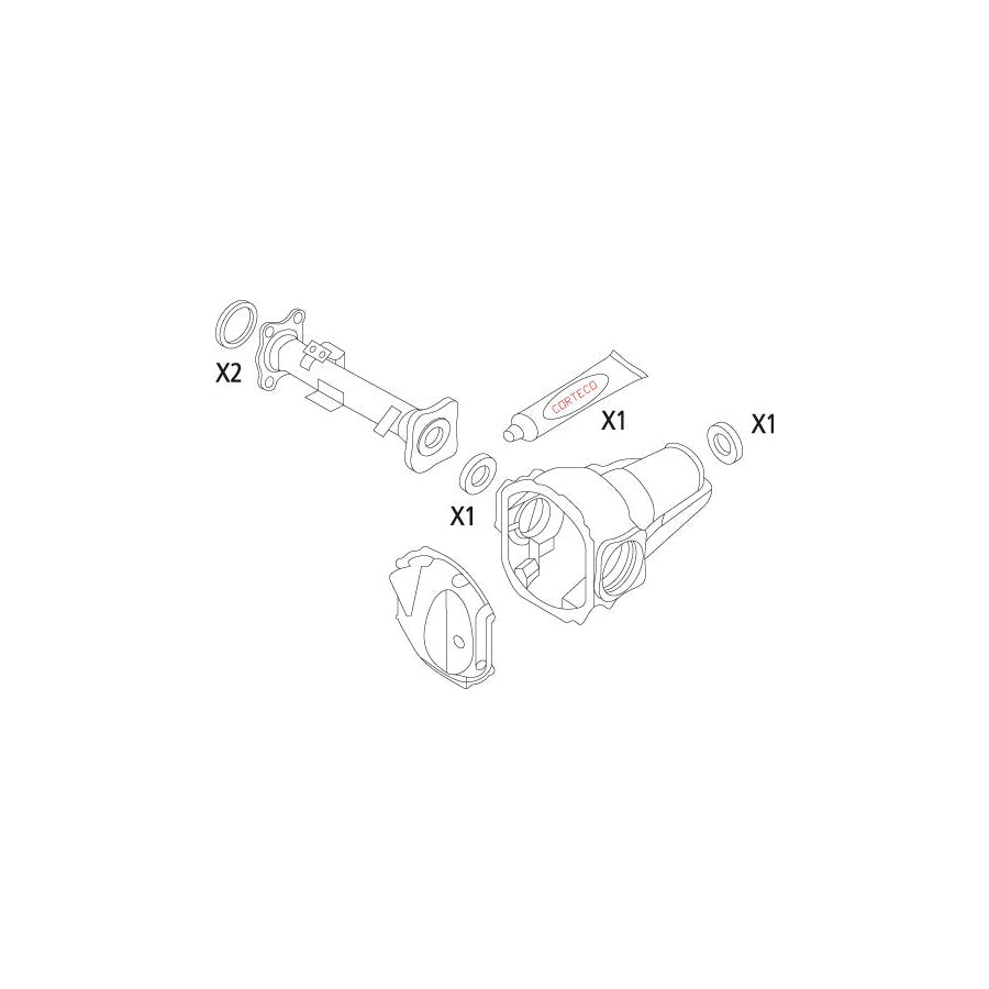 Corteco 19536138 Gasket Set, Differential | ML Performance UK
