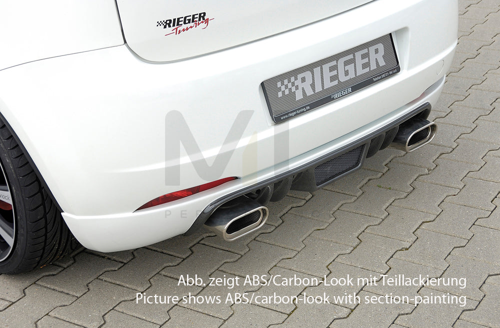 Rieger 00099154 Fiat Grande Punto (199) Rear Diffuser 5 | ML Performance UK Car Parts