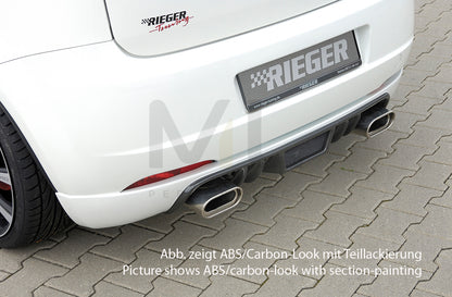 Rieger 00099154 Fiat Grande Punto (199) Rear Diffuser 5 | ML Performance UK Car Parts