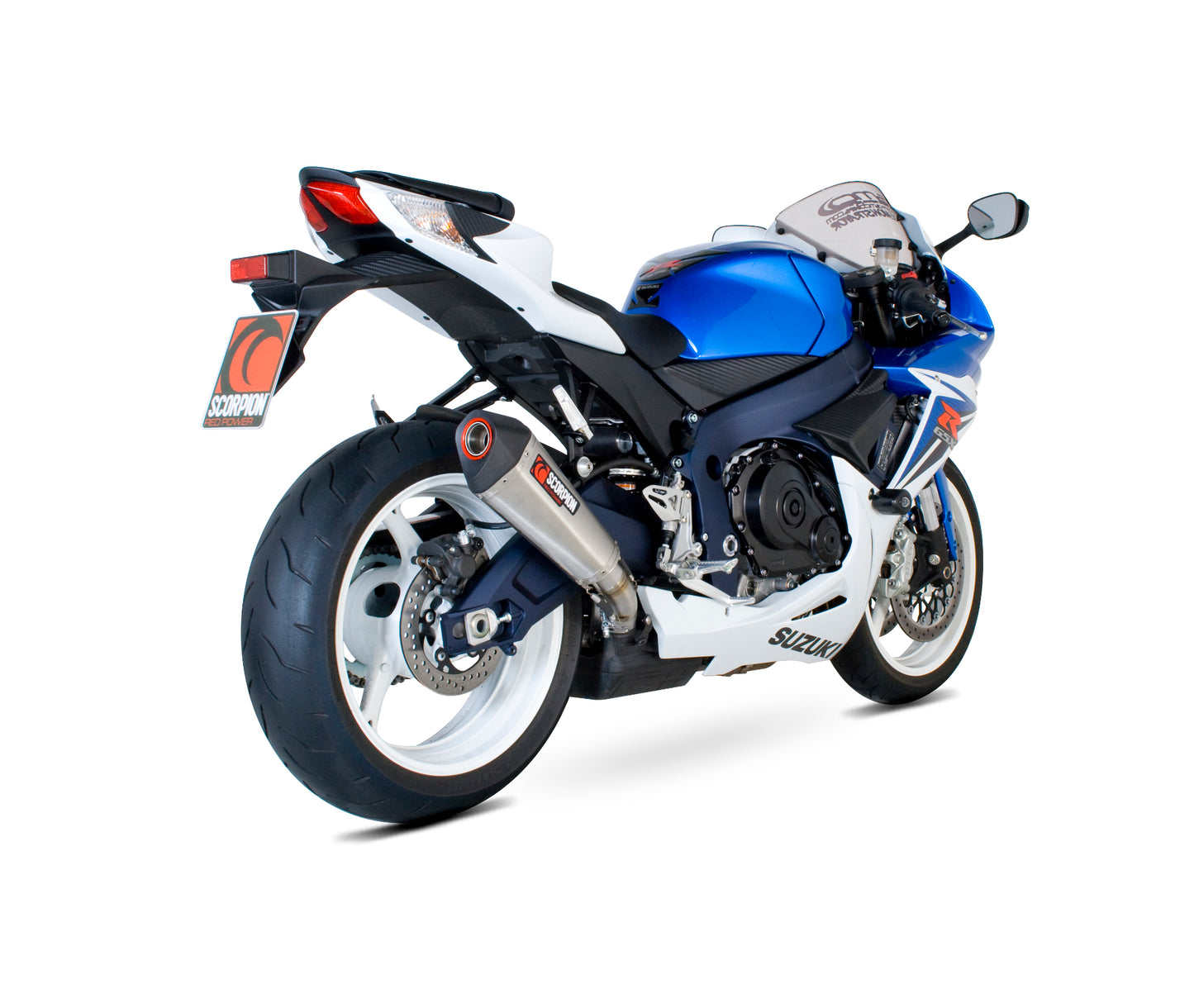 Scorpion RSI109SEO Suzuki Serket Taper Slip-On - Brushed Stainless Steel Sleeve (GSX-R600 / GSX-R750) | ML Performance UK UK