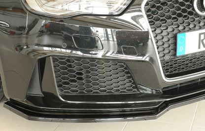 Rieger 00088230 Audi 8V RS3 Front Splitter 4 | ML Performance UK Car Parts