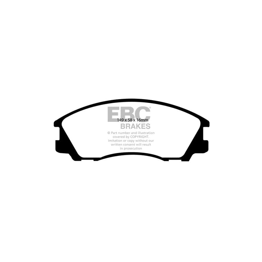 EBC PDKF956 Hyundai Terracan Ultimax Front Brake Pad & Plain Disc Kit 2 | ML Performance UK Car Parts