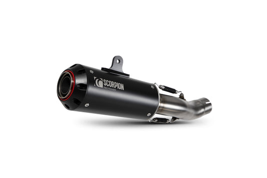 Scorpion PHA195BCER Honda CB 500 F Red Power Slip-On - Black Ceramic Coated Sleeve | ML Performance UK UK
