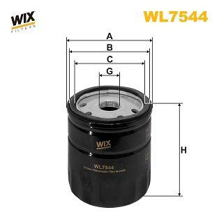 WIX Filters WL7544 Oil Filter