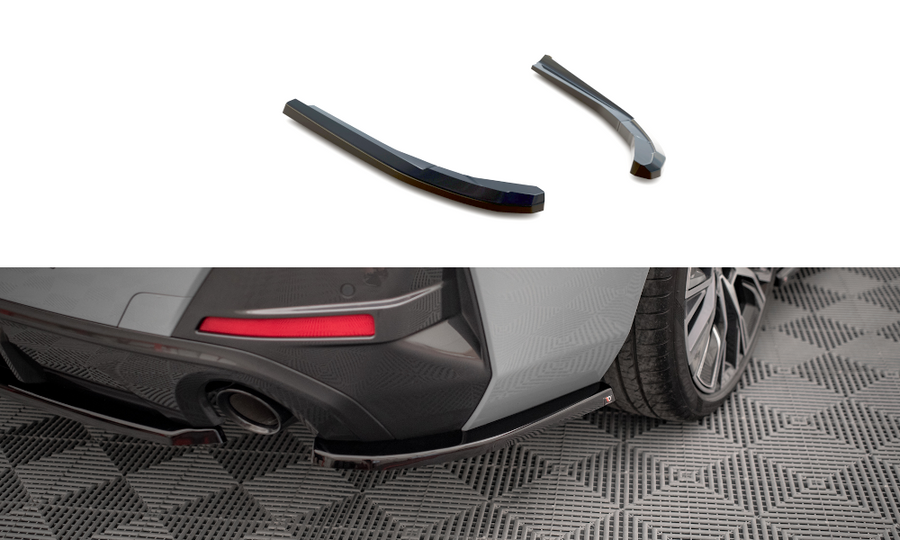 Maxton Design BM-4-G26-MPACK-GC-RSD1T Rear Side Splitters V.1 BMW Series 4 Gran Coupe M-Pack G26 | ML Performance UK Car Parts