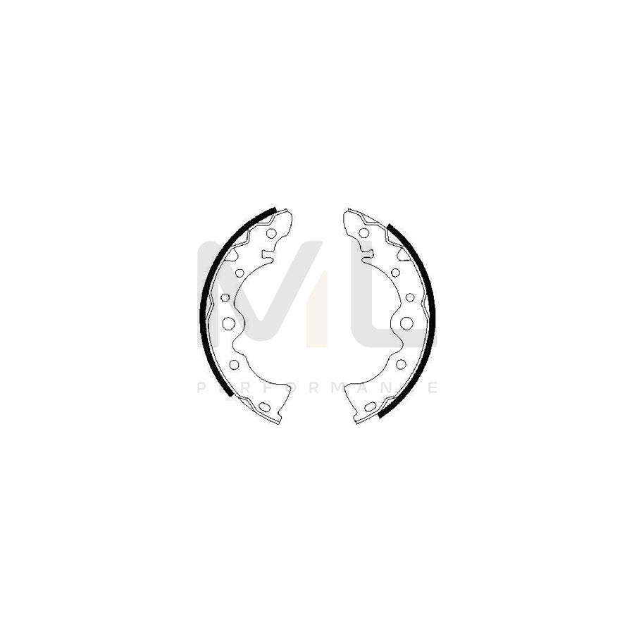 BOSCH 0 986 487 398 Brake Shoe Set | ML Performance Car Parts